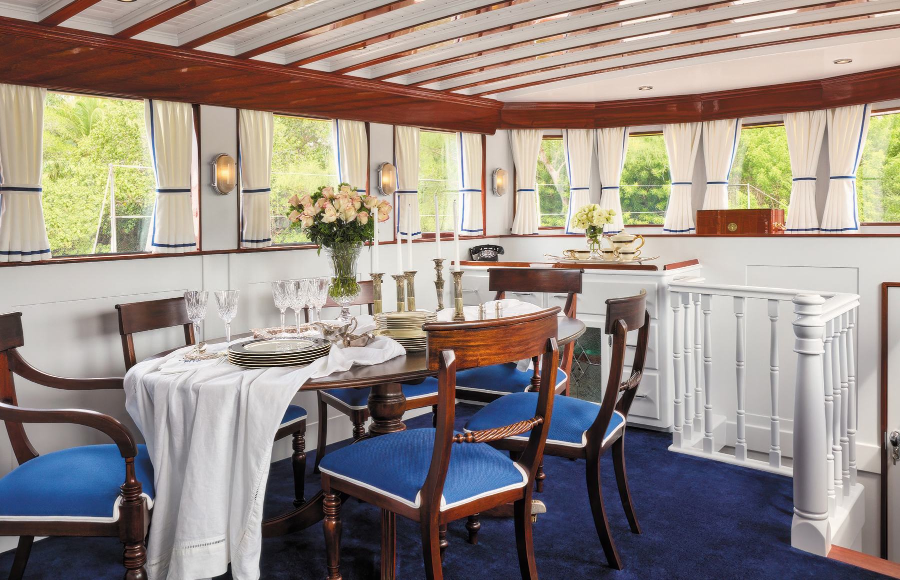 The dining saloon