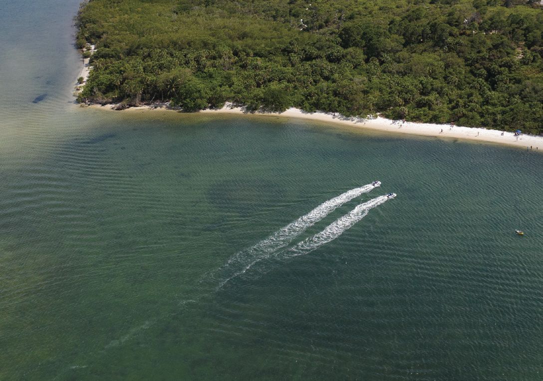 Hobe Sound National Wildlife Refuge from the water