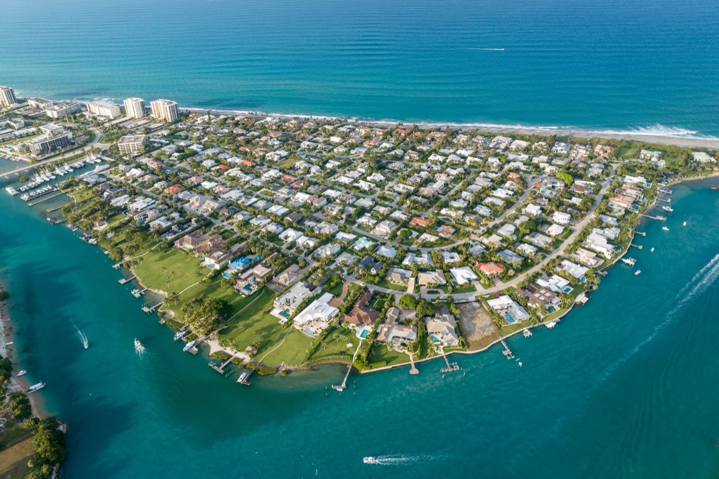 Jupiter Inlet Colony from the south